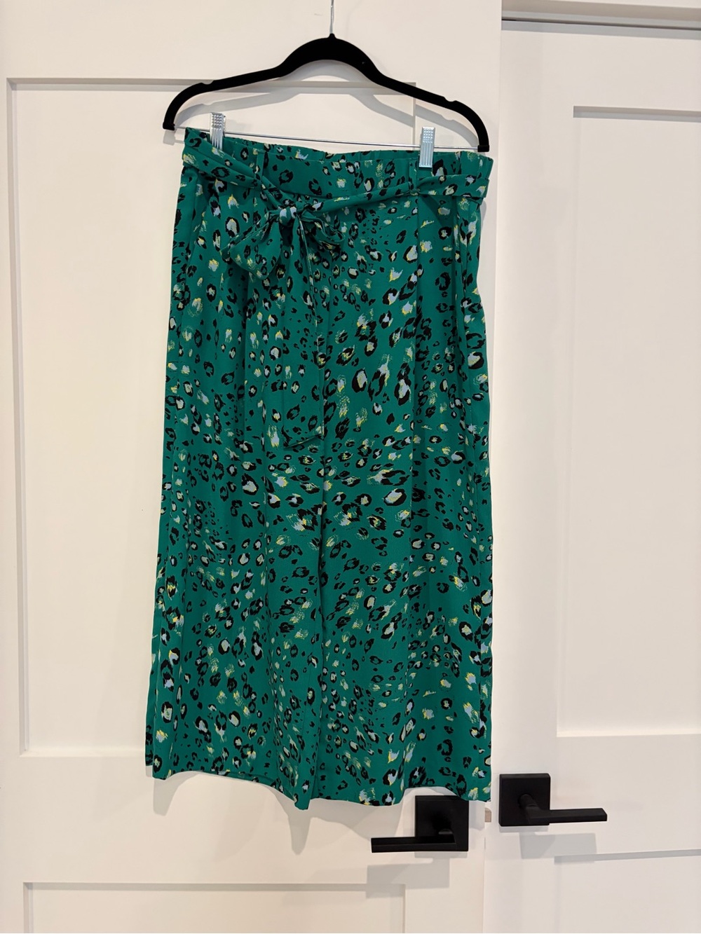Halogen Green Leopard Print pants